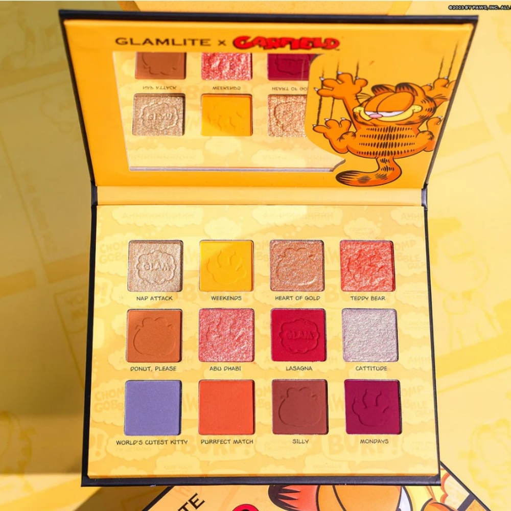 GLAMLITE x Garfield 12 Shade Palette